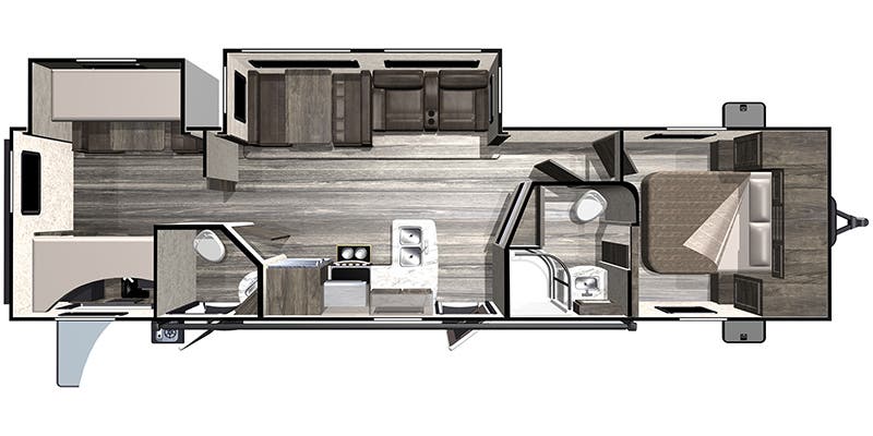 2019 HIGHLAND RIDGE OPEN RANGE ULTRA LITE 3310BH, , floor-plans-day image number 0